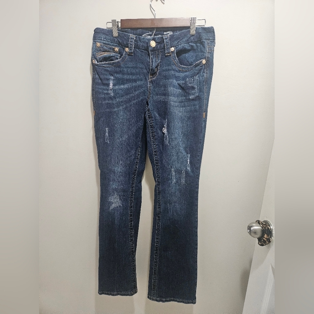 7 FOR ALL MANKIND- Classic Blue Women's 8 Jeans Slim Boot
